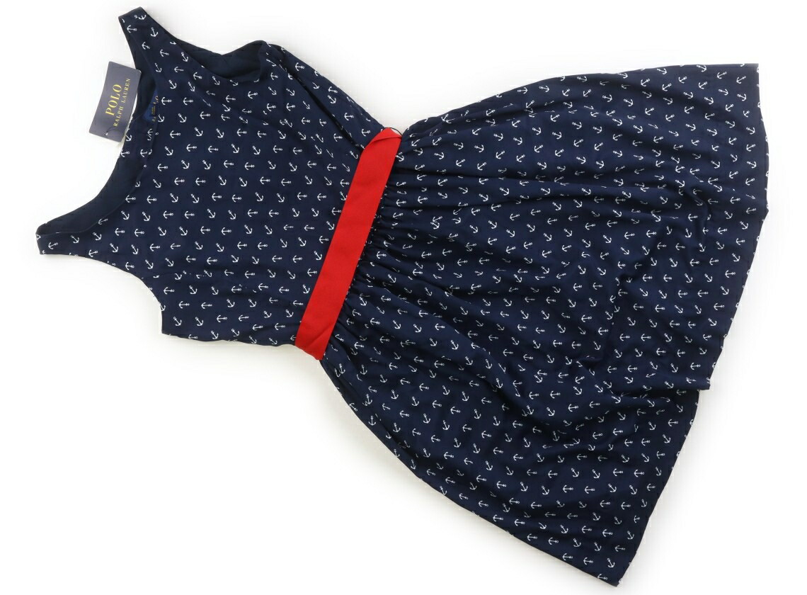 ポロラルフローレン POLO RALPH LAUREN 衣裳 160 お嬢さん ネイビー・いかり ちびっ子服 ベビー服 キッズ 逃げ口 ユーズド 【中古】キッズ・ベビー・マタニティ