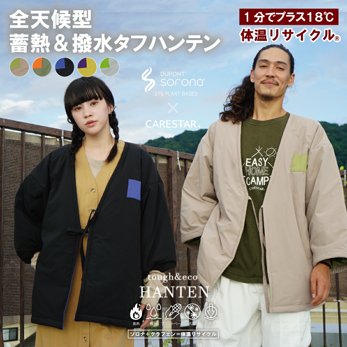 CARESTAR【冷感・涼感御召しもの】夏の暑さを涼しく好いたらしいにする役立つこと性品目