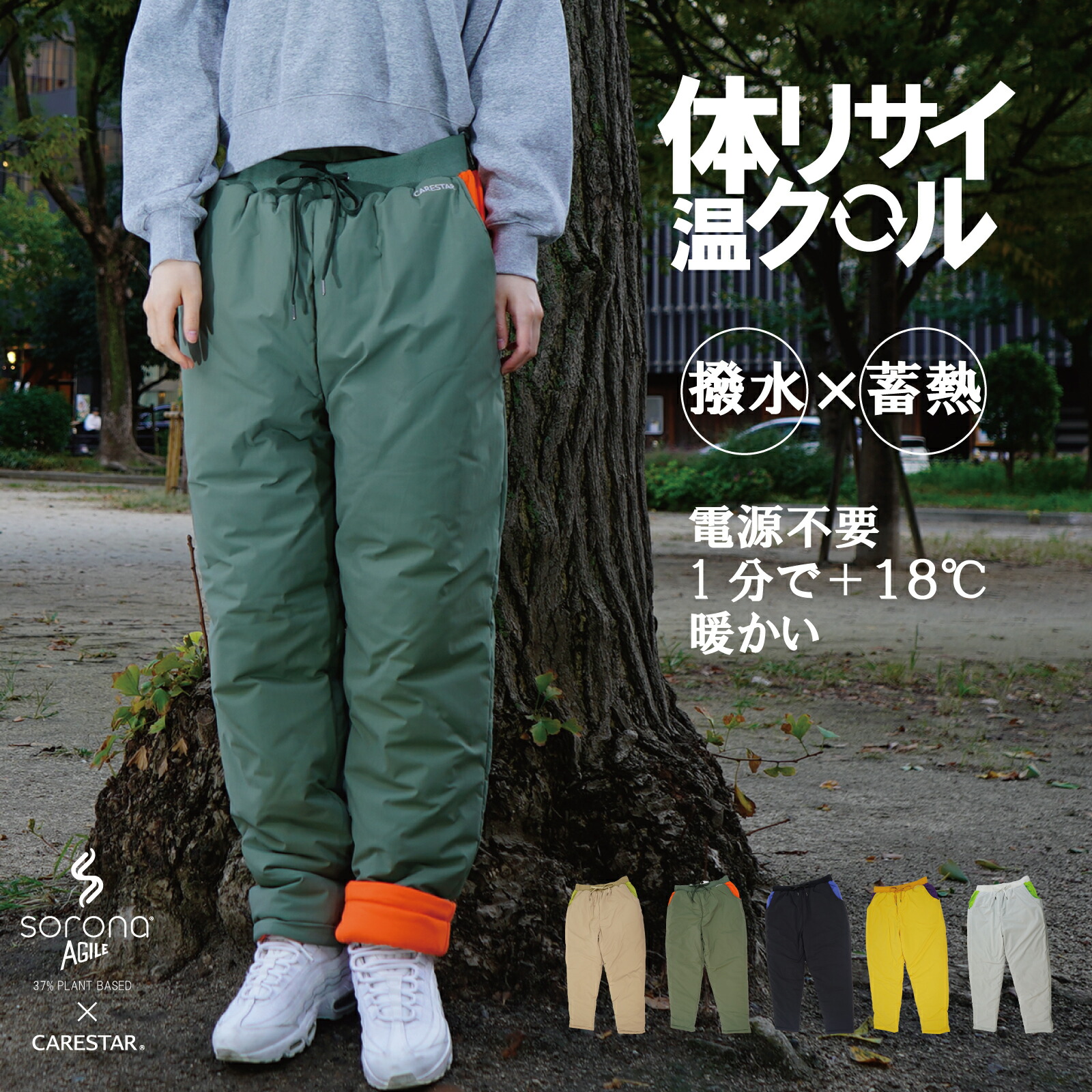CARESTAR【冷感・涼感御召しもの】夏の暑さを涼しく好いたらしいにする役立つこと性品目