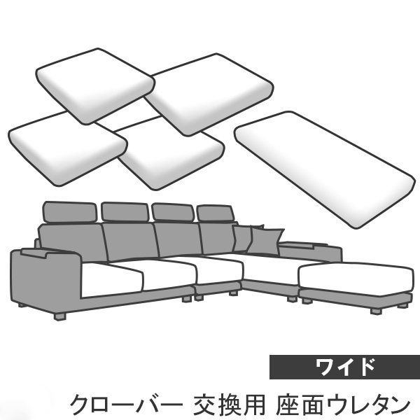 楽天市場】交換用 替座面ウレタンセット クローバー用 カバー別売 受注