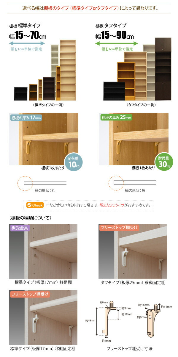 一番の 飾り棚付両開き扉 飾れる突っ張り本棚高さ２２６〜２３５ｃｍ幅