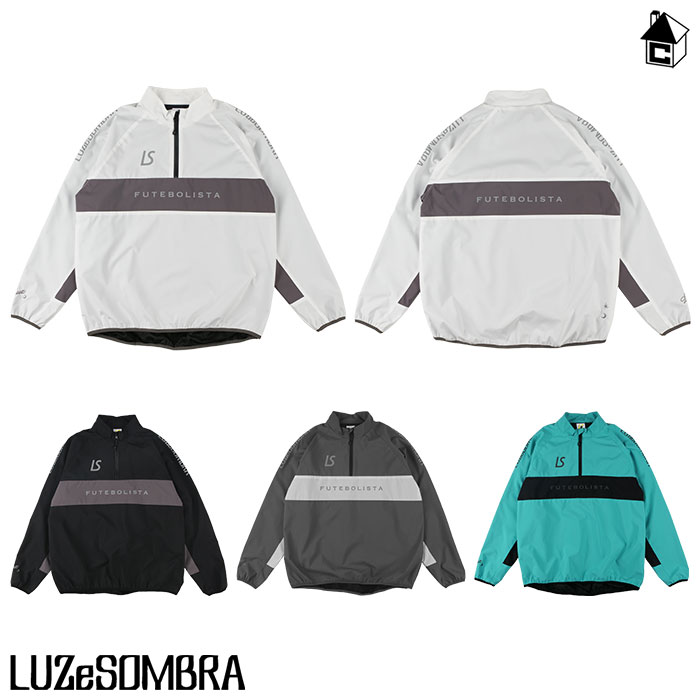 【 SALE10%OFF 】STRETCH TAFTA MESH HALFZIP TOP ルースイソンブラ LUZeSOMBRA〈 蹴球 フットサル ピステ タフタ メッシュ 伸ばすこと ハーフジップ 防風 パルケ 大売り出し 銀行割引 特価 安上がり 25W 〉L1232106