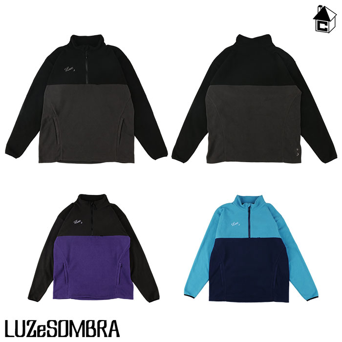 【 SALE20%OFF 】HALFZIP FLEECE TOP ルースイソンブラ LUZeSOMBRA〈 蹴球 フットサル アウター 上衣 ハーフジップ フリース バイ色合い パルケ 大売り出し 割り引き 特価 安上がり 25W 〉L1232155