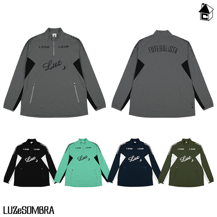 【 ポイント 11倍 】ルースイソンブラ ジャージ トップス / LS LOGO DRY HALFZIP 〈 ロゴ ドライ ハーフジップ スポーティー LUZ 〉L1261012|フットサルショップ casa paterna