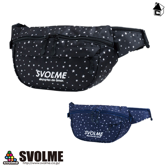 1386円 豪奢な SVOLME スボルメ ボディバッグ F13×39×8cm 3L 1201-54320