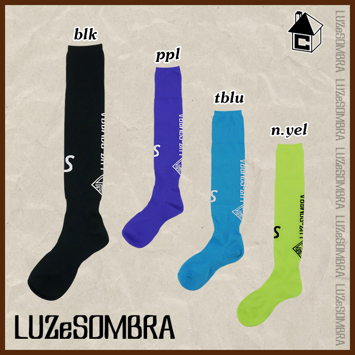 セール Luz E Sombra Luzesombralogo Pattern Long Sox フットサル サッカー ストッキング ジャガードソックス L Taiseneduc Com