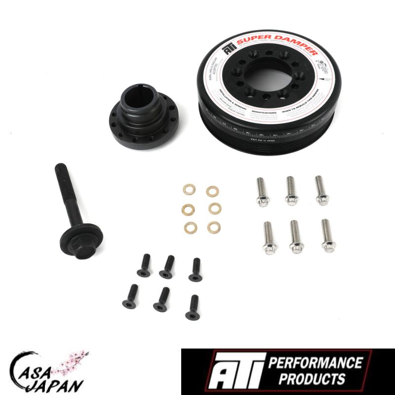 ATI シボレー コルベット ZR1 C7 LT5 6.2L スーパーチャージャー 2019年~ クランク プーリー スーパー ハーモニック ダンパー +BS