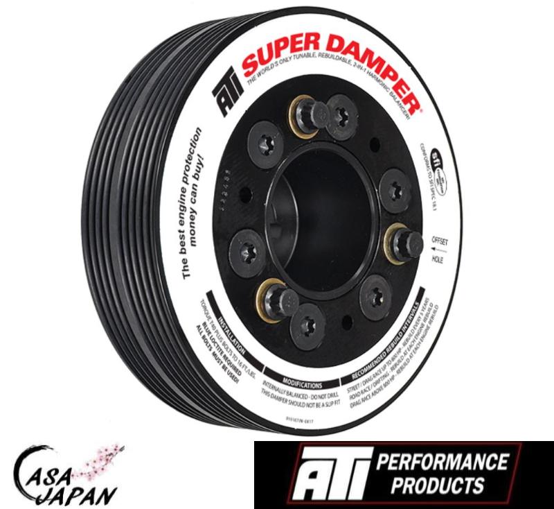 ATI スバル インプレッサ WRX STI GD GV GR VA GDB GVB GRB VAB EJ20 EJ22 EJ25 5%OD クランク プーリー スーパー ハーモニック ダンパー +BS