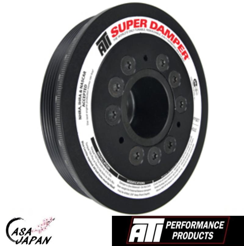 ATI ミツビシ ランサーエボリューション ランエボ 8 9 EVO CT9A 4G63 2003~2008年 三菱 +12%OD クランク プーリー スーパー ハーモニック ダンパー +BS