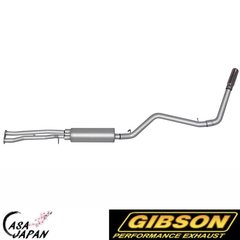 Gibson シボレー C1500 1996~1998年 GMT400 エクステンドキャブ・ショートベッド 5.7L V8 AT・MT RWD・４WD ホイールベース：141.5インチ 馬力+10hp トルク+15lb-ft シングル ステンレス マフラー エキゾースト ギブソン +BS 102,500円