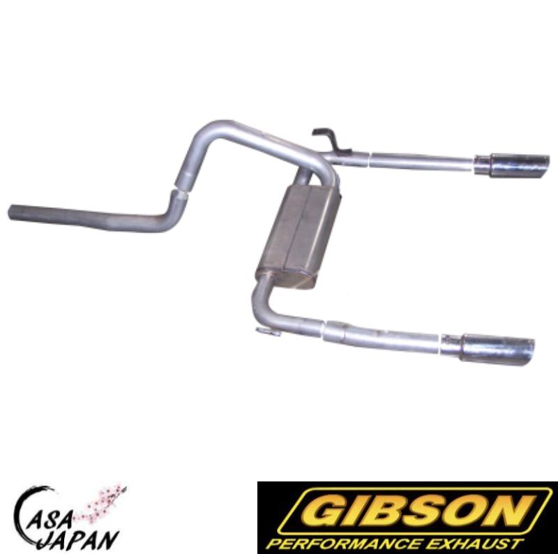 Gibson シボレー カマロ ポンティアック ファイアーバード LS-1 V8 5.7L 1999~2002年 デュアルスプリット アルミコート処理スチール マフラー エキゾースト ギブソン +BS｜カーサジャパン