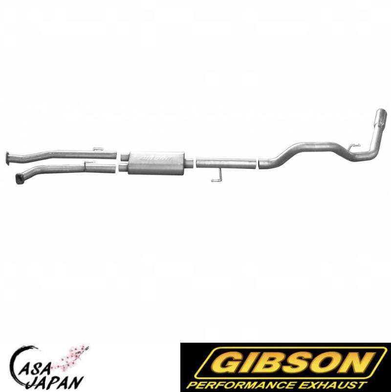 Gibson トヨタ タンドラ 4.6L 5.7L ダブルキャブ クルーマックスキャブ 2007~2021年 +10hp トルク＋15lb-ft シングル ステンレス マフラー エキゾースト ギブソン +BS｜カーサジャパン