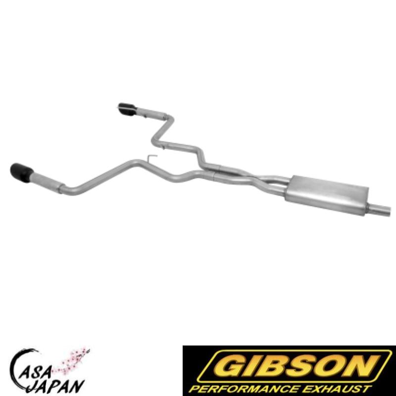 Gibson フォード マスタング エコブースト 2.3L 2015~2020年 デュアル 左右出し +30hp トルク＋40lb-ft ステンレス マフラー エキゾースト ギブソン +BS