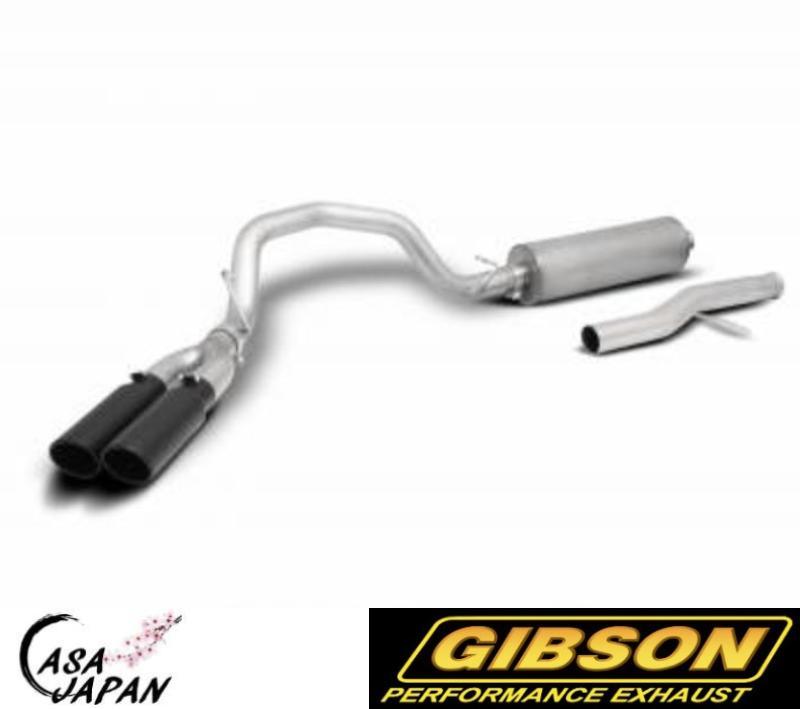 Gibson GMC ユーコンXL シボレー サバーバン1500 5.3L 2WD 4WD 2021年~ ステンレス BLACK ELITE マフラー エキゾースト ブラック ギブソン +BS