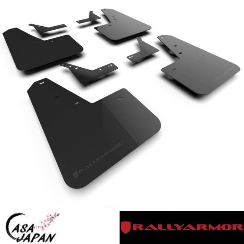 Rally Armor ダッジ ラム 1500 TRX RHO 2021-2025年 ブラック・メタリック ラリーアーマー スプラッシュ ガード マッド フラップ +BS｜カーサジャパン