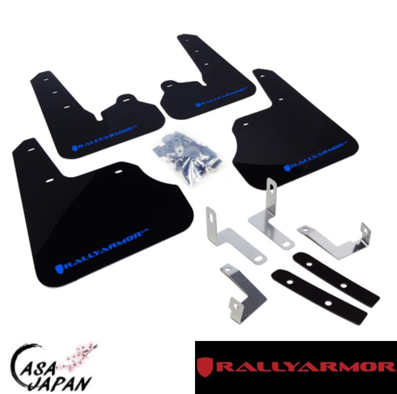 Rally Armor スバル インプレッサ スポーツ GP G4 GJ 2011~2016年 ブラック・ブルー ラリーアーマー スプラッシュ ガード マッド フラップ +BS