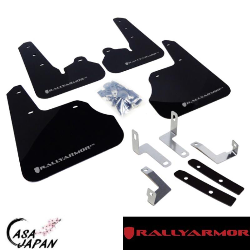 Rally Armor スバル インプレッサ スポーツ GP G4 GJ 2011~2016年 ブラック・シルバー ラリーアーマー スプラッシュ ガード マッド フラップ +BS