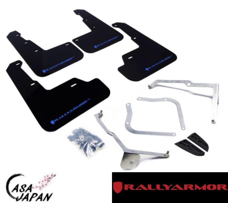 Rally Armor スバル WRX S4 STI VA VAB VAG セダン 2014~2021年 ブラック・ブルー ラリーアーマー スプラッシュ ガード マッド フラップ +BS