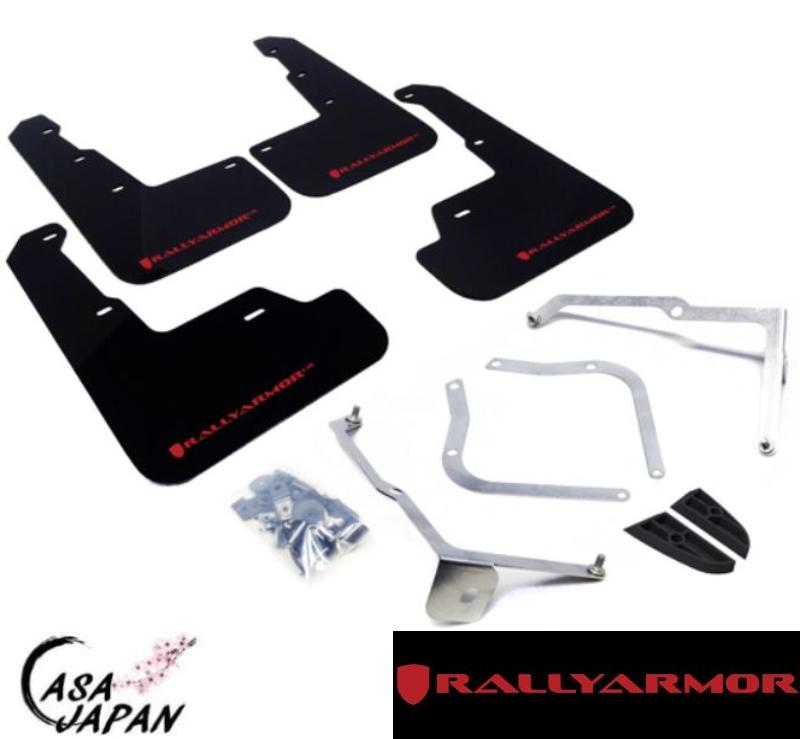 Rally Armor スバル WRX S4 STI VA VAB VAG セダン 2014~2021年 ブラック・レッド ラリーアーマー スプラッシュ ガード マッド フラップ +BS 29,250円