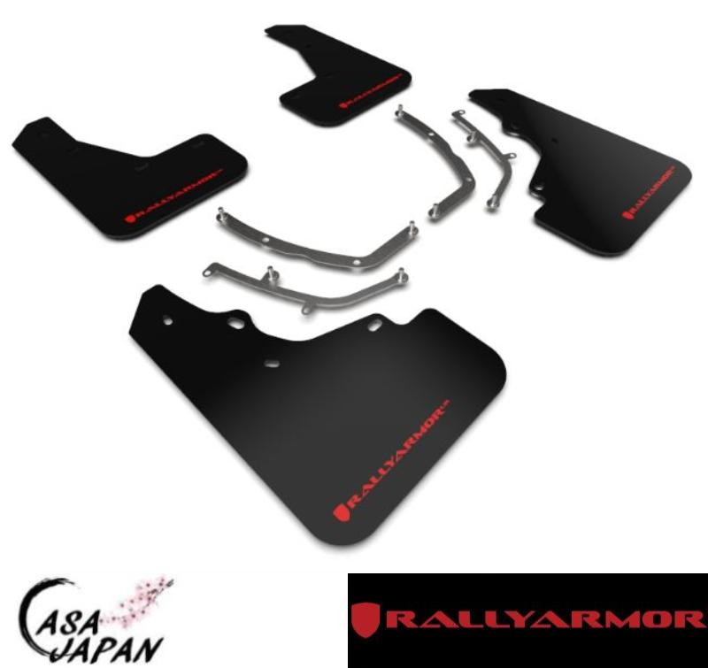 Rally Armor マツダ3 MAZDA3 ファストバック 5ドア BP 2019年~ ブラック・レッド ラリーアーマー スプラッシュ ガード マッド フラップ +BS