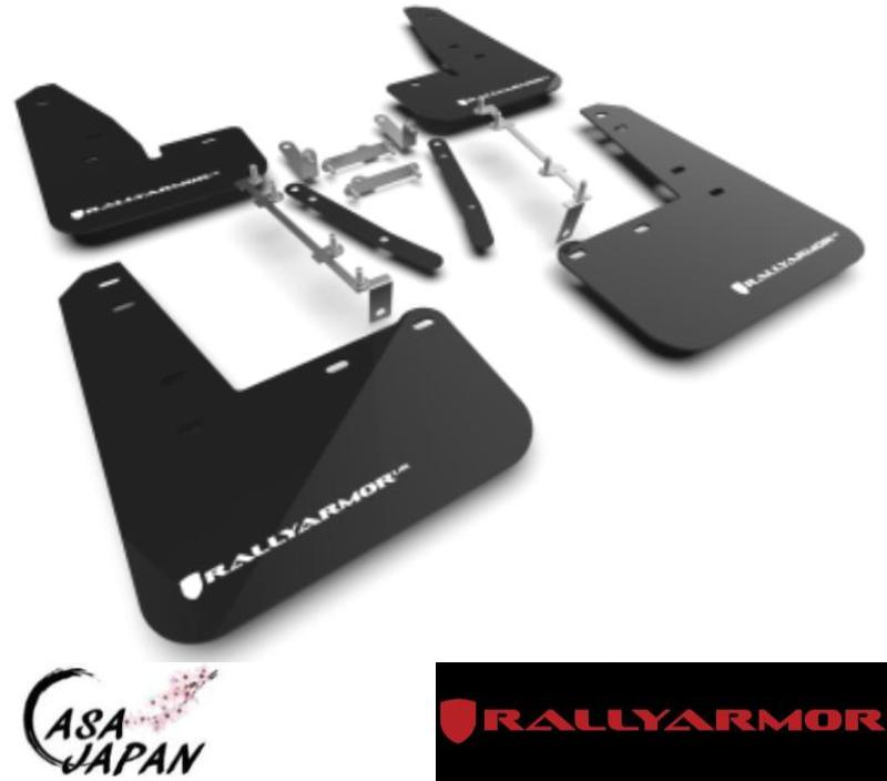 Rally Armor トヨタ GR カローラ GZEA14H 5ドア 2023年～ ブラック・ホワイト ラリーアーマー スプラッシュ ガード マッド フラップ +BS