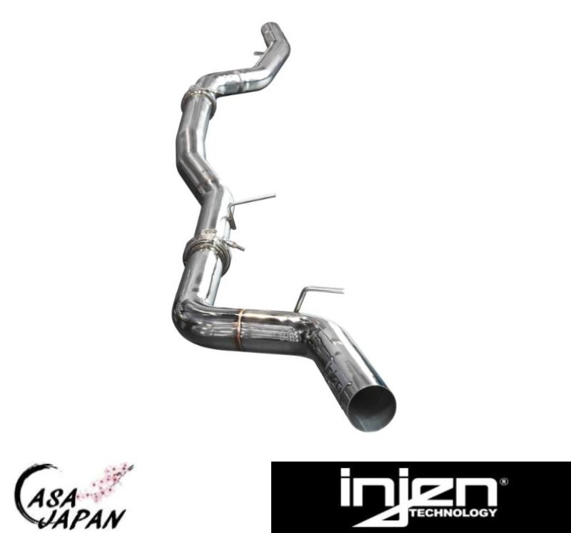 INJEN トヨタ スープラ GR A90 A91 B58 L6 3.0L ターボ 2020年~ +10hp キャットバック マフラー 3.5in エキゾースト RACE用 レーススペック T304ステンレス インジェン 爆音 +BS