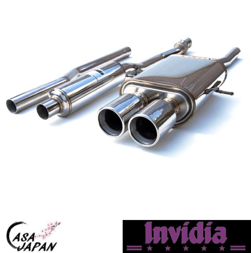 INVIDIA ミニ クーパーＳ R56 ハッチバック 1.6L 2007~2013年 キャットバック マフラー エキゾースト T304ステンレス ポリッシュチップ インビディア Q300 +BS