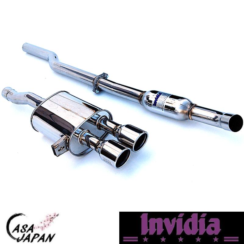 INVIDIA ミニ クーパーＳ F56 F57 2.0L 2014年~ キャットバック マフラー エキゾースト T304ステンレス ポリッシュチップ インビディア Q300 +BS