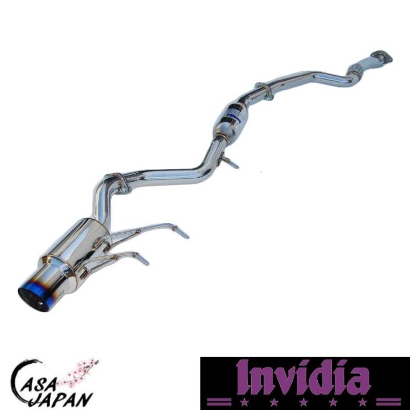 INVIDIA マツダ ロードスターRF ND 2.0L 2016年~ シングル キャットバック マフラー エキゾースト T304ステンレス チタンブルーチップ インビディア N1 +BS 127,500円