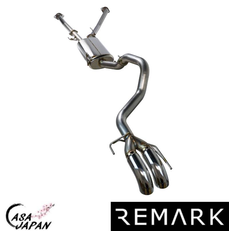 Remark レクサス GX GX550 VJA252W V6 3.5L ツインターボ V35A-FTS 2024年~ リマーク BOLD キャットバックバック 3・2.5inchパイプ ターンダウン シングルウォール出口 マフラー エキゾースト T304ステンレス +BS