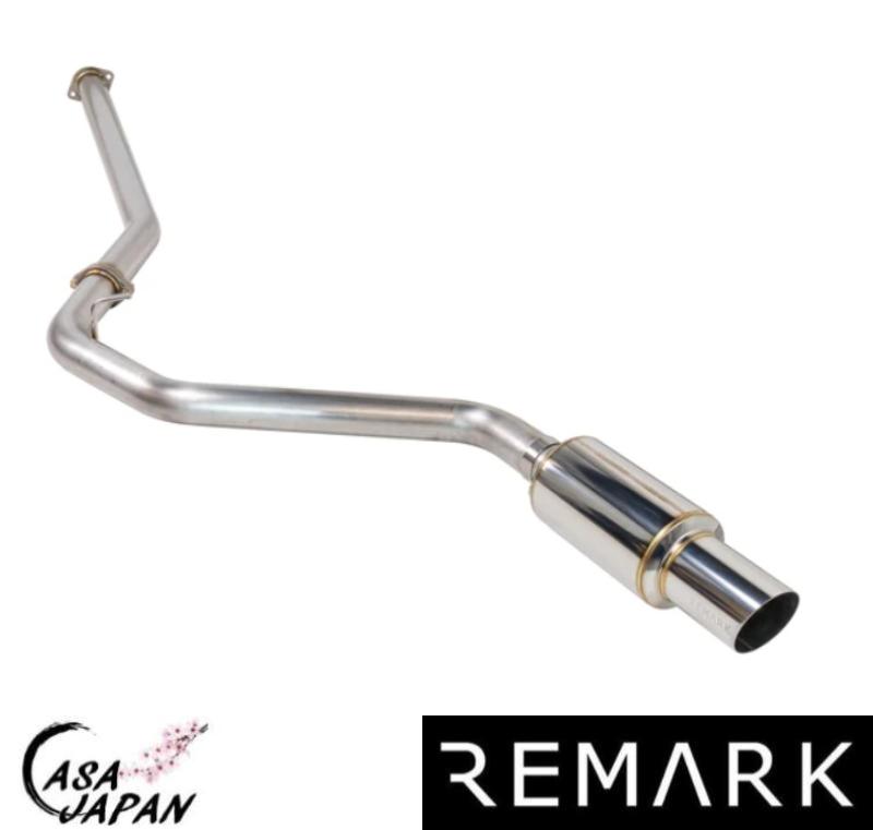 Remark スバル WRX S4 VBH 2.4L VB 2022年~ リマーク キャットバック 4.5inchシングルウォール出口 R1 SPEC マフラー エキゾースト T304ステンレス 爆音 +BS