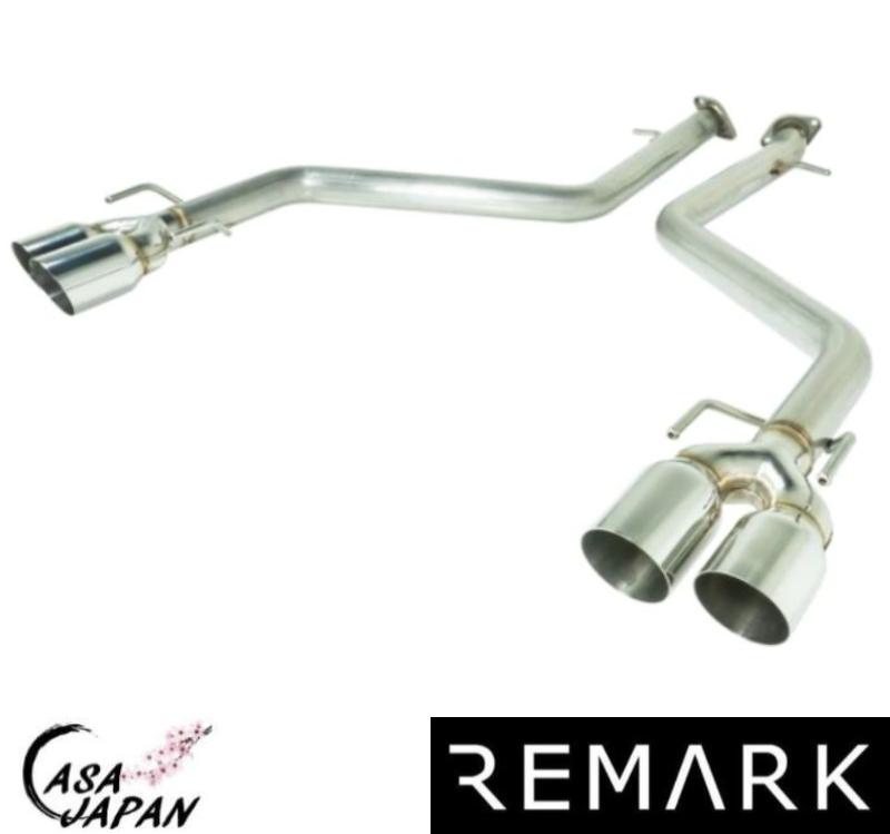 Remark レクサス RC200t RC300 ASC10 RC350 GSC10 2015年~ IS200t IS250 IS300 IS350 2017~2020年 F-Sports F-スポーツ リマーク アクセルバック シングルウォール出口 マフラー エキゾースト T304ステンレス +BS｜カーサジャパン
