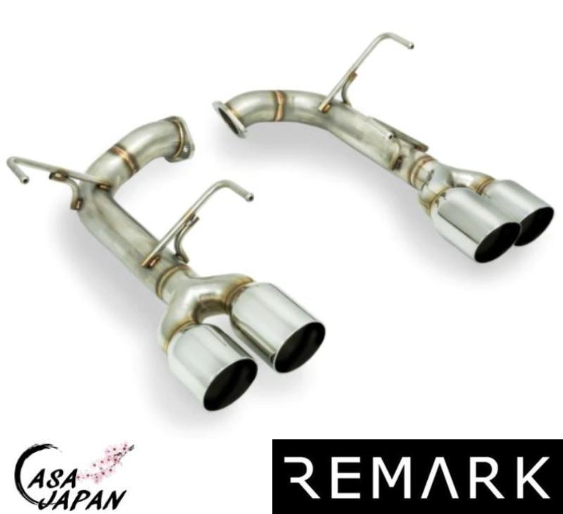 Remark スバル WRX S4 STI VAB VAG 2014~2021年 リマーク アクセルバック 3.5inchシングルウォール出口 マフラー エキゾースト T304ステンレス +BS｜カーサジャパン 82,500円