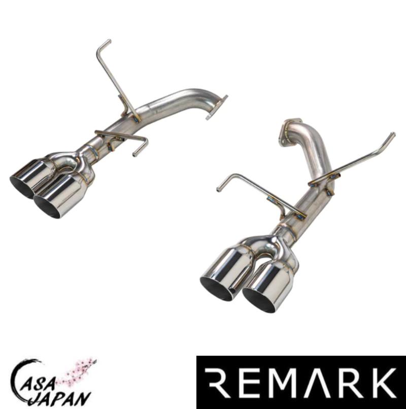 Remark スバル WRX S4 VB VBH 2.4L FA24F 2022年~ リマーク アクセルバック 3.5inchシングルウォール出口 マフラー エキゾースト T304ステンレス +BS|カーサジャパン