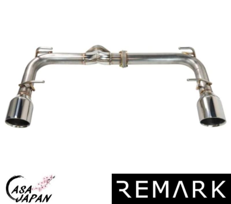 Remark スバル BRZ ZD8 トヨタ GR86 ZN8 2021年~ リマーク アクセルバック 4.5inchダブルウォール出口 マフラー エキゾースト T304ステンレス +BS