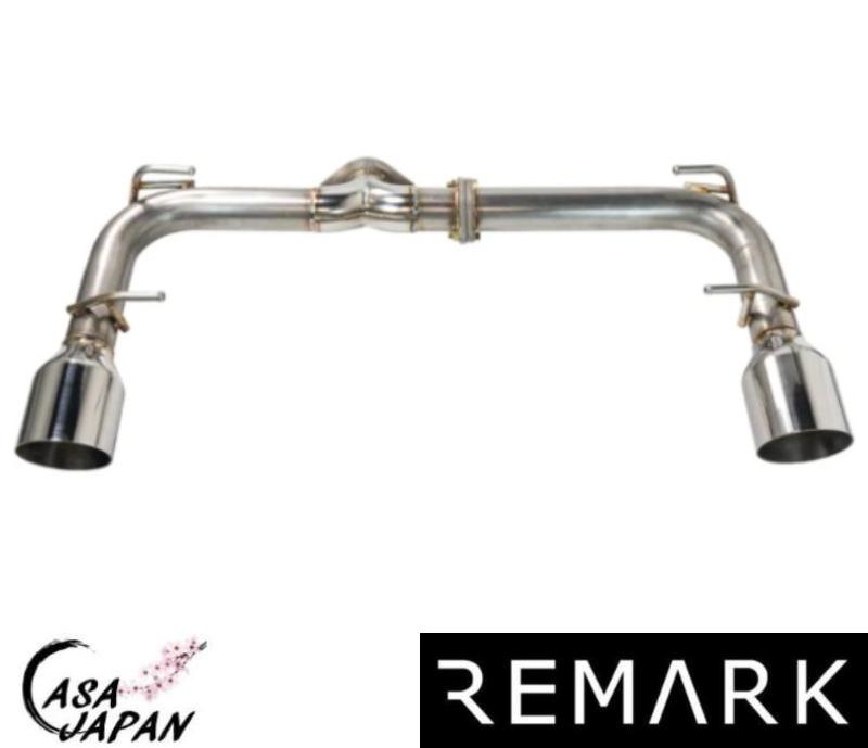 Remark スバル BRZ ZD8 トヨタ GR86 ZN8 2021年~ リマーク アクセルバック 4.5inchシングルウォール出口 マフラー エキゾースト T304ステンレス +BS｜カーサジャパン