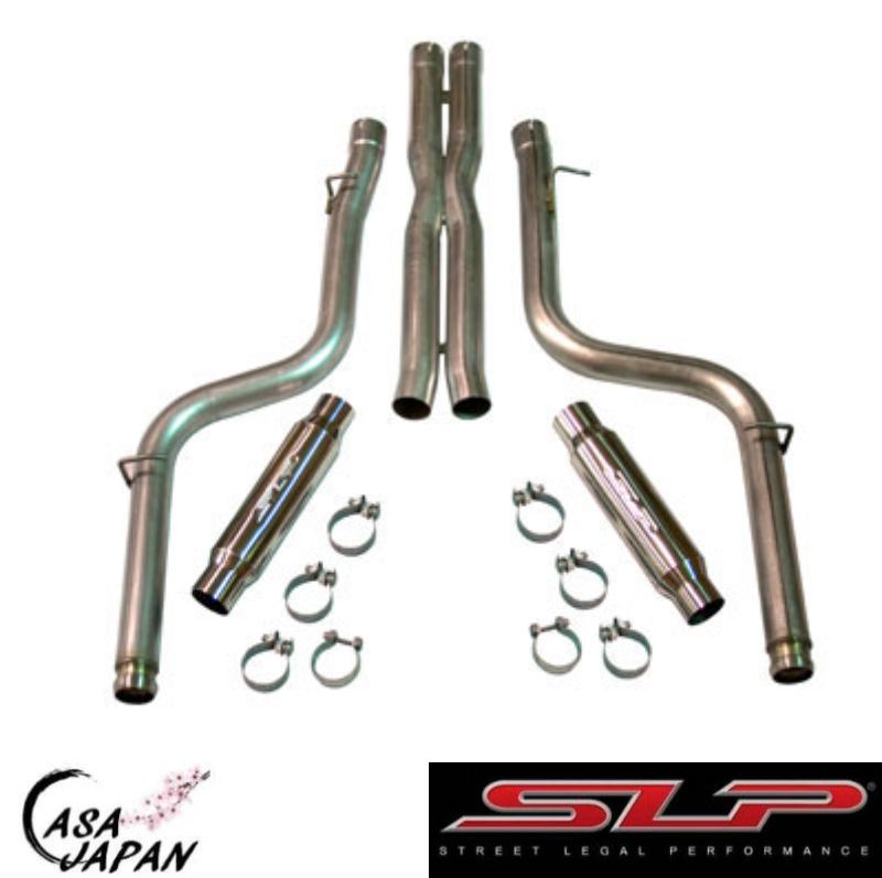 SLP ダッジ チャレンジャー 5.7L ヘミ V8 2008~2014年 LOUDMOUTH キャットバック マフラー エキゾースト 3inchパイプ チップなし T304ステンレス +BS|カーサジャパン