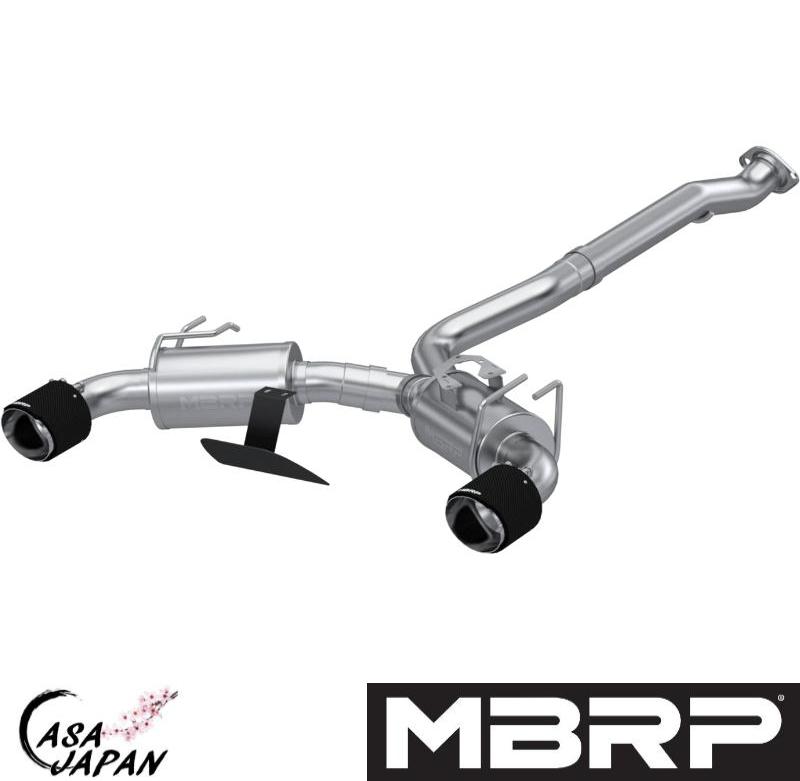 MBRP トヨタ カローラ GR 5ドア GZEA14H 1.6L G16E-GTS A/T・M/T 2023年~ キャットバック マフラー エキゾースト ステンレス カーボンチップ STREET +BS 130,000円