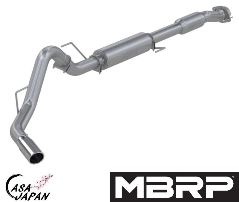 MBRP フォード F-150 F150 SVT ラプター 6.2L 2011~2014年 キャットバック エキゾースト マフラー アルミメッキ鋼 STREET +BS