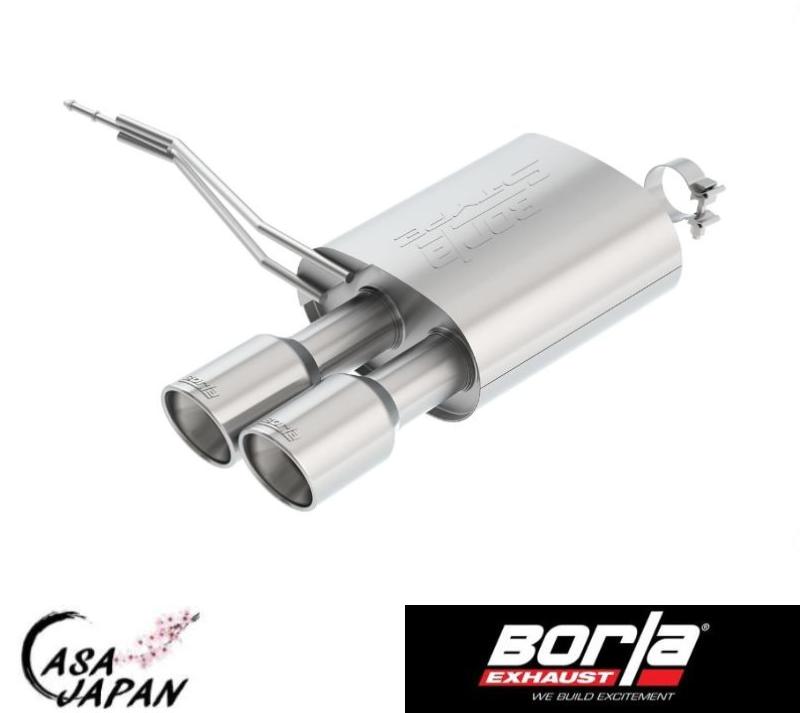 Borla ミニ クーパー S F56 2014~2022年 F57 2016~2022年 2.0L ターボ AT/MT FWD 2ドア アクセルバック S-Type マフラー エキゾースト T304ステンレス ボーラ +BS