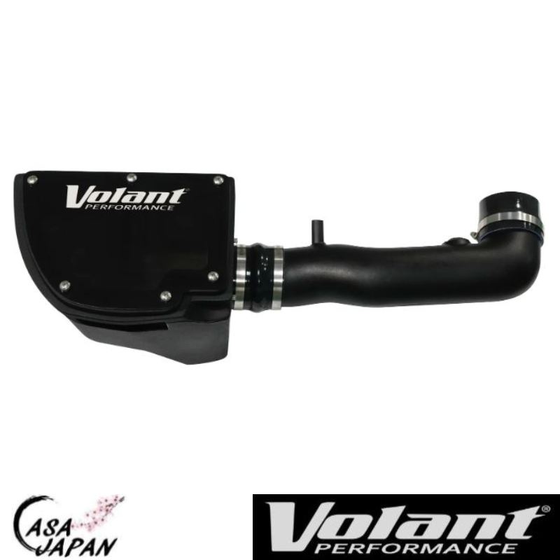 Volant ジープ ラングラー JK 3.6L V6 2012-2018年 コールド エア インテーク エアクリーナー MaxFlowフィルター ボラント +BS