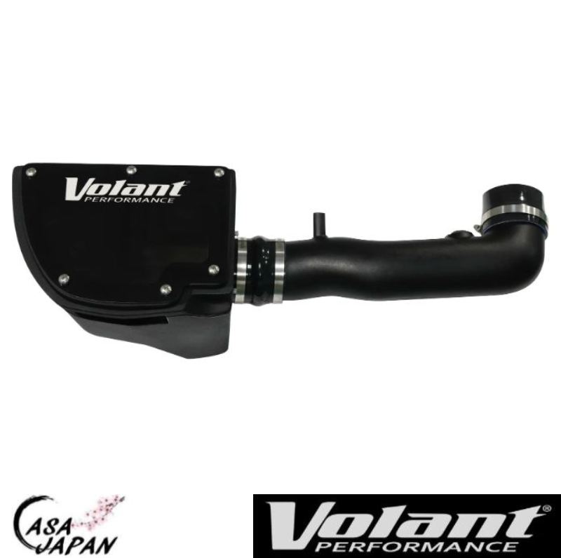 Volant ジープ ラングラー JK 3.6L V6 2012-2018年 コールド エア インテーク エアクリーナー PowerCoreフィルター ボラント +BS|カーサジャパン