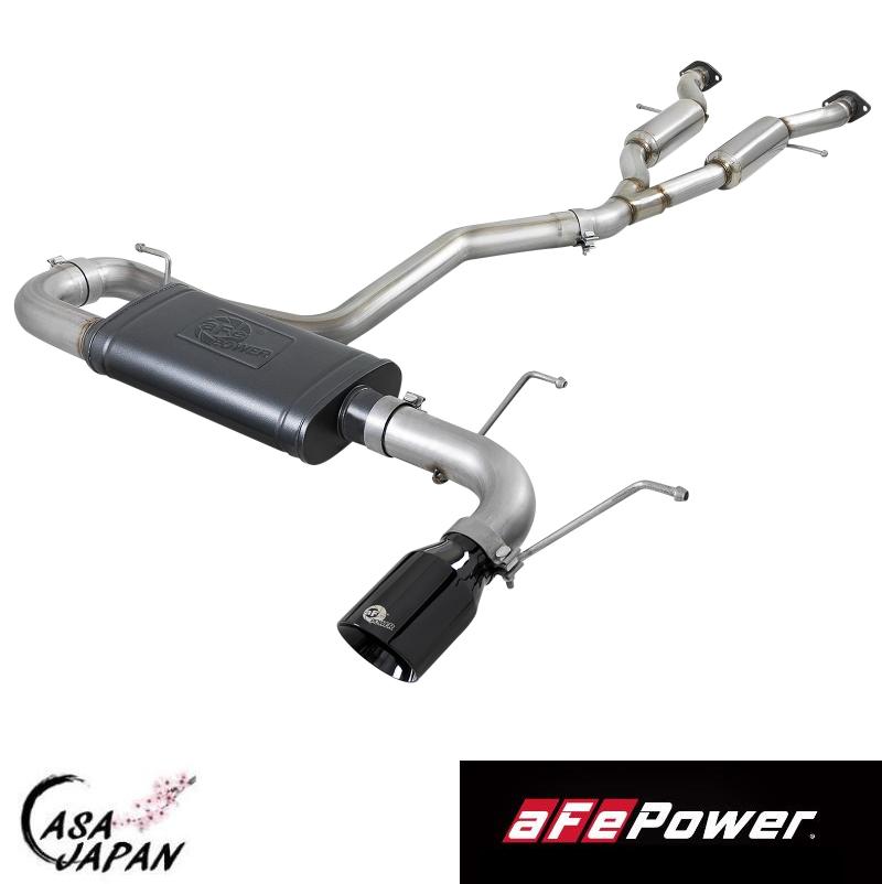 aFe ジープ グランドチェロキー WK2 V6-3.6L 2014-2021年 エキゾースト マフラー MACH Force-Xp T304ステンレス ブラックチップ エーエフイーパワー +BS｜カーサジャパン 137,500円