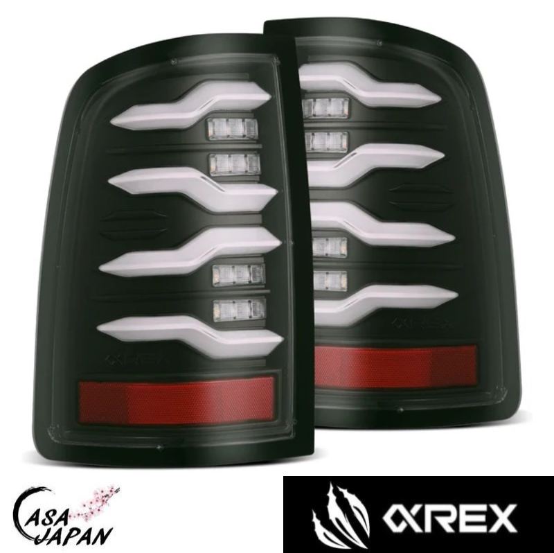 【楽天市場】Alpha Rex ダッジ ラム 1500 2500 3500 2009~2018年 LED テール ライト リア ランプ ...