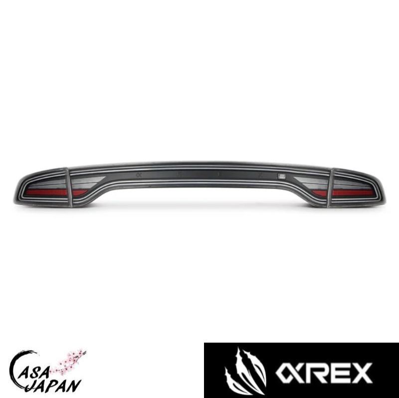 Alpha Rex ダッジチャージャー 2015~2023年 LED テール ライト リア ランプ ブレーキ トランク パネル 左中右セット 3pcs NOVA ブラック 直接交換 アルファレックス +BS 99,000円