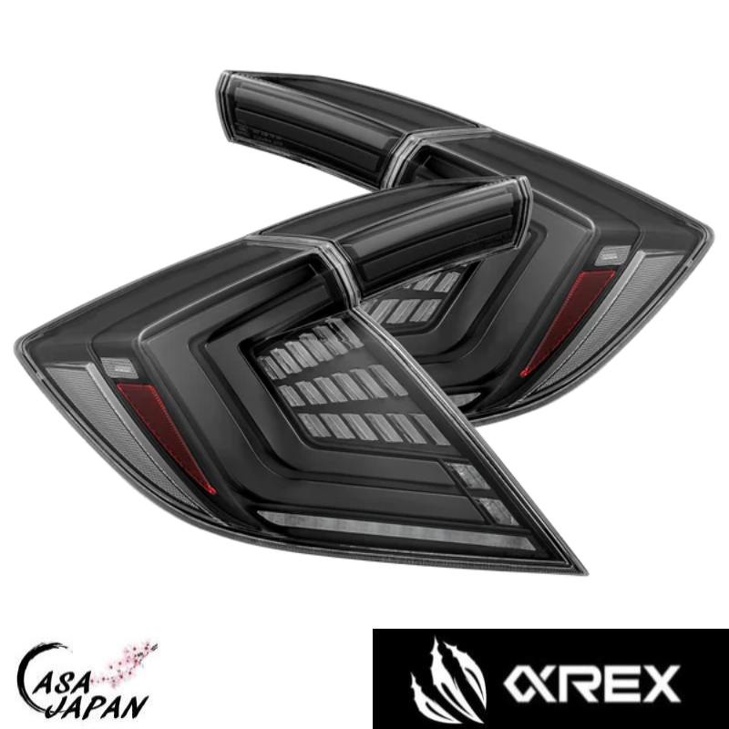 Alpha Rex ホンダ シビック ハッチバック FK7 FK8 TYPE-R タイプR 2017~2021年 LED テール ライト リア ランプ ブレーキ 左右セット NOVA アルファブラック 直接交換 アルファレックス +BS 57,000円