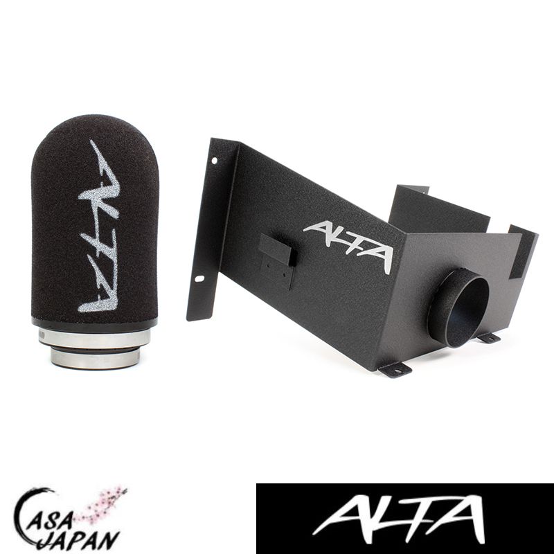 ALTA BMW ミニ クーパーS R53 L4 1.6L A/T オートマチック用 カブリオ 2002~2008年 コールド エア インテーク エアクリーナー フィルター ホースなし 馬力+7HP 黒 ブラック アルター MINI +BS