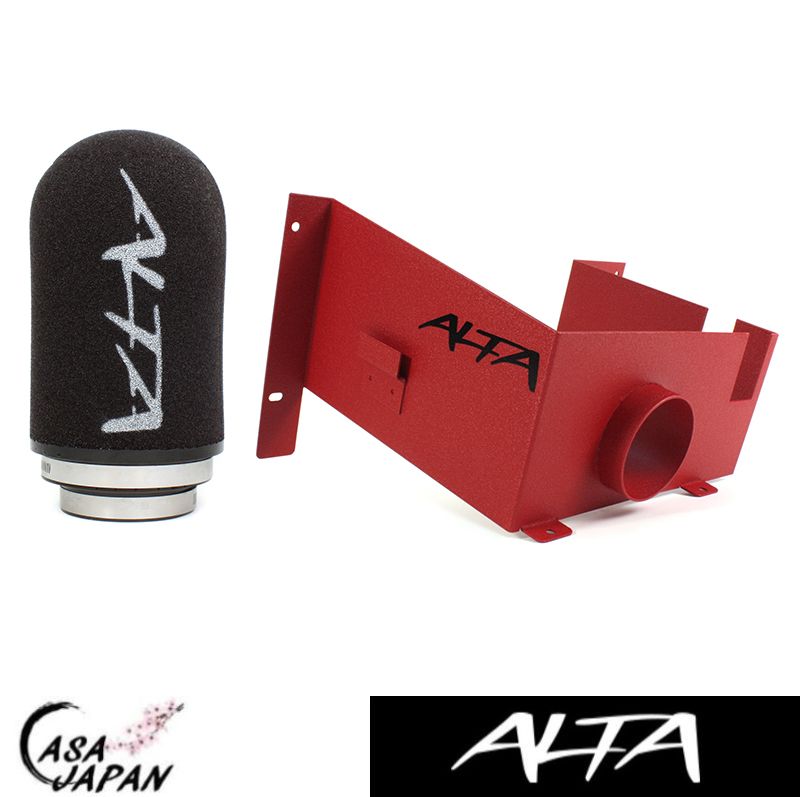 ALTA BMW ミニ クーパーS R53 L4 1.6L A/T オートマチック用 カブリオ 2002~2008年 コールド エア インテーク エアクリーナー フィルター ホースなし 馬力+7HP 赤 レッド アルター MINI +BS 31,850円