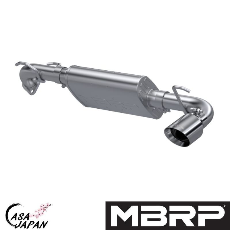 MBRP スバル クロストレック XV 2.0L 2.5L GT GT7 GTE 2018~2023年 マフラー エキゾースト T304ステンレス TOURING +BS|カーサジャパン