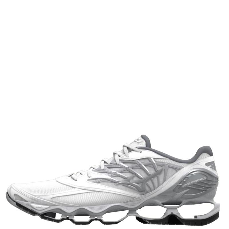 MIZUNO/ WAVE PROPHECY LS ミズノ WHITESILVER スニーカー ウェーブプロフェシー